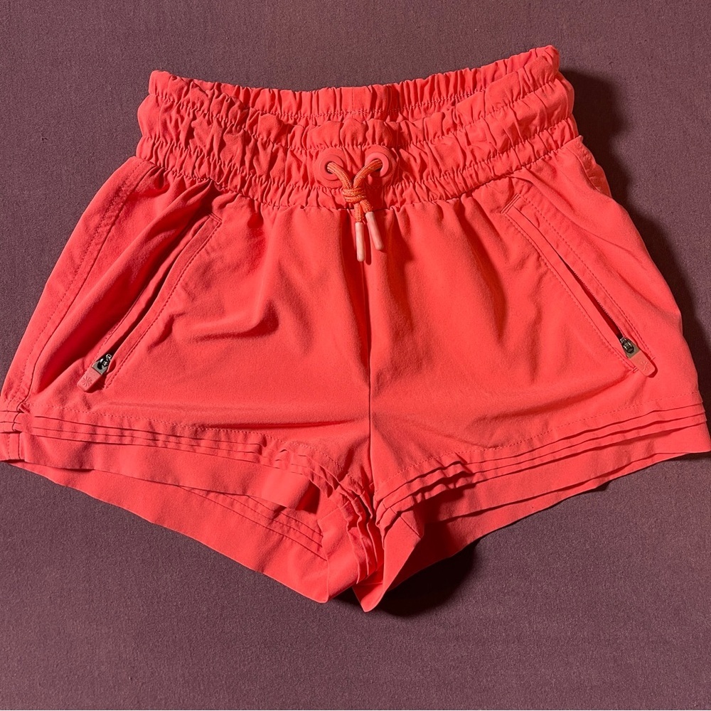 Athleta Girl Road Trippin' Short in Red - Girls Size XS (6) Athletic